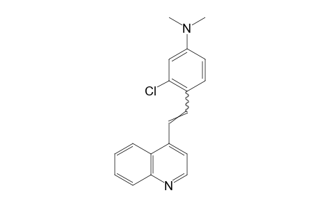 4-(2-chloro-4-dimethylaminostyryl)quinoline