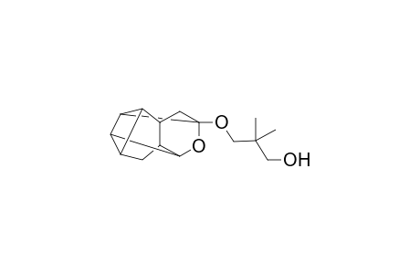 1-Propanol, 3-[(hexahydro-2,1,4-ethanylylidene-3-oxacyclobuta[cd]pentalen-2(1H)-yl)oxy]-2,2-dimethyl-, (.+-.)-