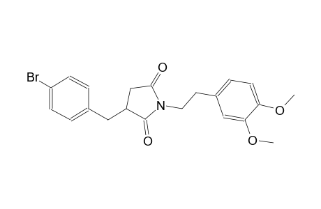 3-(4-bromobenzyl)-1-[2-(3,4-dimethoxyphenyl)ethyl]-2,5-pyrrolidinedione