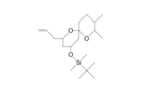 (2R,4S,6R,8R,9S)-2-Allyl-8,9-dimethyl-4-(dimethyl-tert-butyl-silyloxy)-1,7-dioxa-spiro(5.5)undecane