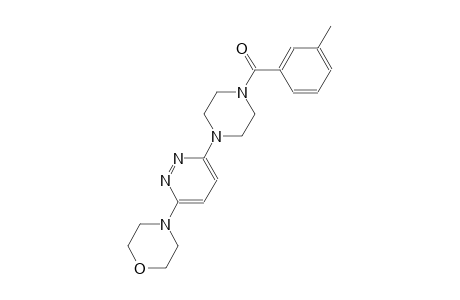 morpholine, 4-[6-[4-(3-methylbenzoyl)-1-piperazinyl]-3-pyridazinyl]-