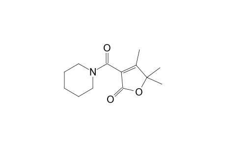 5-methyl-4,5-dimethyl-3-(piperidine-1-carbonyl)furan-2(5H)-one