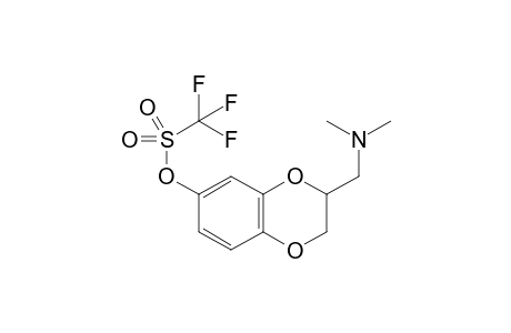 3-[(Dimethylamino)methyl]-2,3-dihydro-1,4-benzodioxin-6-yl trifluoromethanesulfonate