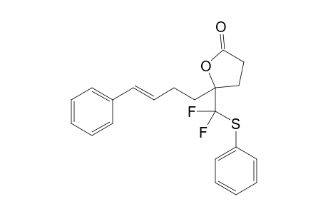 .gamma.-[Difluoro(phenylsulfanyl)methyl]-.gamma.-(4-phenylbutyl-3-ene)-.gamma.-butyrolactone
