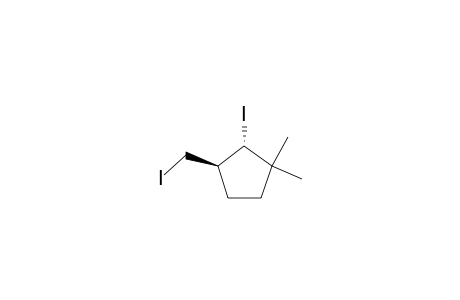 trans-1-Iodomethyl-2-iodo-3,3-dimethylcyclopentane