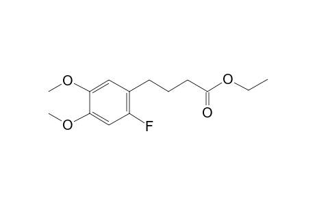 Butyric acid, 4-(5-fluoro-2,3-dimethoxyphenyl)-, ethyl ester