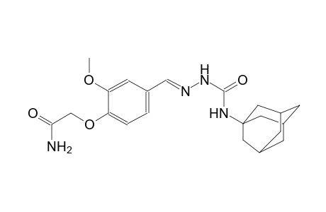 2-[4-((E)-{[(1-adamantylamino)carbonyl]hydrazono}methyl)-2-methoxyphenoxy]acetamide