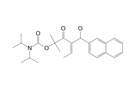 (Z)-3-(1-HYDROXY-1-NAPHTH-2-YLMETHYL)-1,1-DIMETHYL-2-OXO-3-PENTENYL-N,N-DIISOPROPYLCARBAMATE