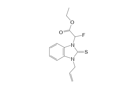 Ethyl 2-(3-allyl-2-thioxo-2,3-dihydro-1H-benzo[d]imidazol-1-yl)-2-fluoroacetate