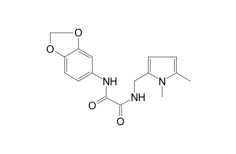Ethanediamide, N(1)-(1,3-benzodioxol-5-yl)-N(2)-[(1,5-dimethyl-1H-pyrrol-2-yl)methyl]-