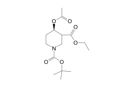 Ethyl 1-(tert-Butoxycarbonyl)-4-acetoxypiperidine-3-carboxylate isomer