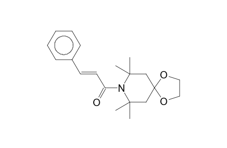 8-Aza-1,4-dioxaspiro[4.5]decane, 8-cinnamoyl-7,7,9,9-tetramethyl-
