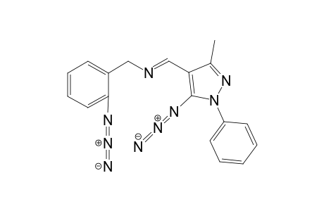 N-[(3-Azido-5-methyl-2-phenyl-1,2-diazaol-4-yl)methylene]-N'-(o-azidobenzyl)imine