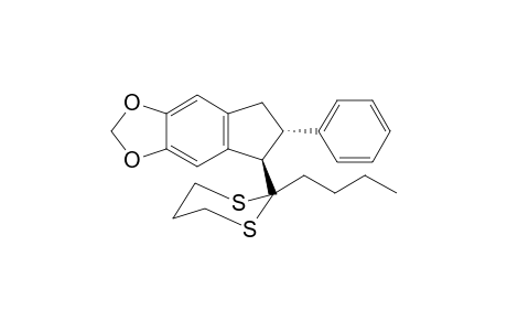 (5R,6S)-5-(2-Butyl-1,3-dithian-2-yl)-6,7-dihydro-6-phenyl-5H-indeno[5,6-d]-1,3-dioxole