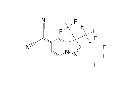 Propanedinitrile, [2-(pentafluoroethyl)-3,3-bis(trifluoromethyl)pyrazolo[1,5-a]pyridin- 5(3H)-ylidene]-