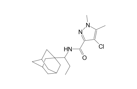 N-[1-(1-adamantyl)propyl]-4-chloro-1,5-dimethyl-1H-pyrazole-3-carboxamide