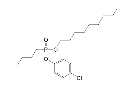 Butylphosphonic acid, 4-chlorophenyl nonyl ester