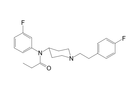 N-(3-Fluorophenyl)-N-(1-[2-(4-fluorophenyl)ethyl]piperidin-4-yl)propanamide
