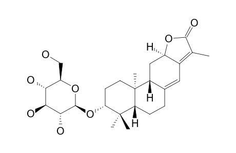3-O-BETA-D-GLUCOPYRANOSYL-HELIOSCOPINOLIDE-A