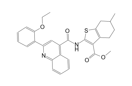 methyl 2-({[2-(2-ethoxyphenyl)-4-quinolinyl]carbonyl}amino)-6-methyl-4,5,6,7-tetrahydro-1-benzothiophene-3-carboxylate
