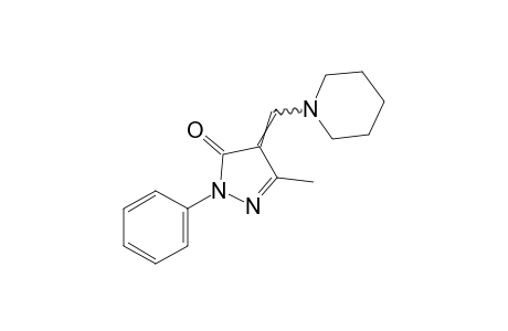 3-methyl-1-phenyl-4-(piperidinomethylene)-2-pyrazolin-5-one