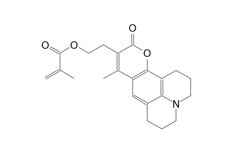 2-(9-methyl-11-oxo-2,3,6,7-tetrahydro-1H,5H,11H-pyrano[2,3-f]pyrido[3,2,1-ij]quinolin-10-yl)ethyl 2-methylacrylate