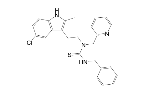 N'-benzyl-N-[2-(5-chloro-2-methyl-1H-indol-3-yl)ethyl]-N-(2-pyridinylmethyl)thiourea