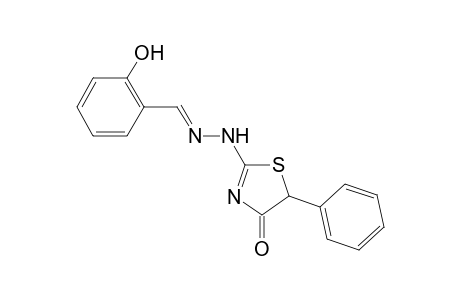 2-Hydroxybenzaldehyde (4-oxo-5-phenyl-4,5-dihydro-1,3-thiazol-2-yl)hydrazone