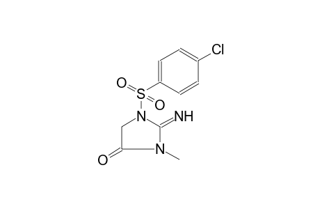 1-[(4-chlorophenyl)sulfonyl]-2-imino-3-methyl-4-imidazolidinone