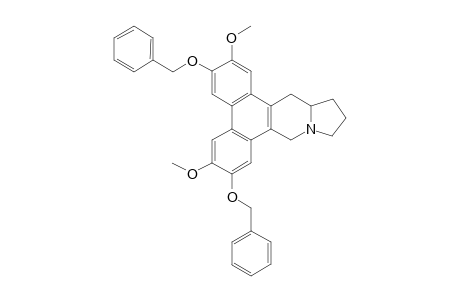 2,6-Dimethoxy-3,7-bis(benzyloxy)-phenanthro[9,10-b]indolizidine