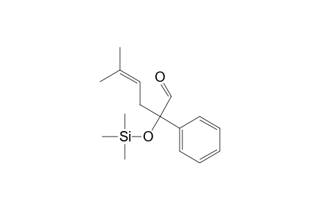 5-Methyl-2-phenyl-2-(trimethylsiloxy)-4-hexenal