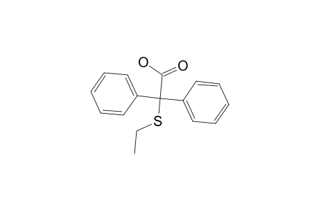 2-Ethylthio-2,2-diphenylacetic acid