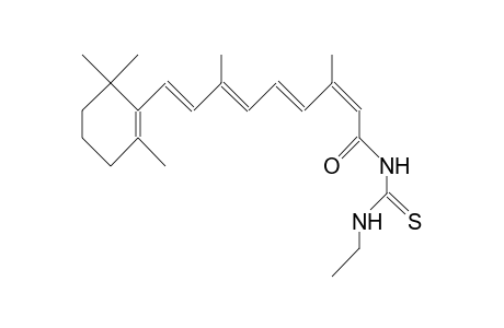 Retinamide, N-[(ethylamino)thioxomethyl]-