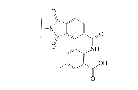 2-{[(2-tert-butyl-1,3-dioxo-2,3-dihydro-1H-isoindol-5-yl)carbonyl]amino}-5-iodobenzoic acid