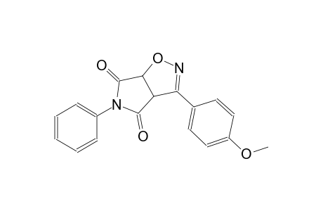 3aH-pyrrolo[3,4-d]isoxazole-4,6(5H,6aH)-dione, 3-(4-methoxyphenyl)-5-phenyl-