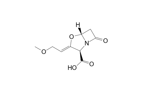 (2R,3Z,5R)-3-(2-methoxyethylidene)-7-oxidanylidene-4-oxa-1-azabicyclo[3.2.0]heptane-2-carboxylic acid