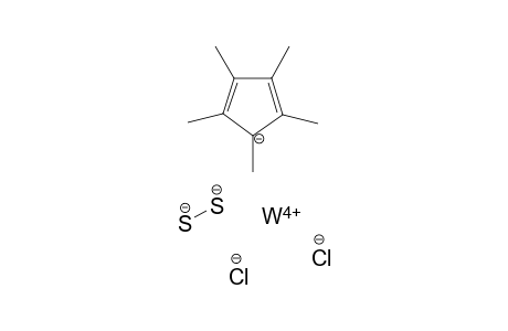 Tungsten(V) 1,2,3,4,5-pentamethylcyclopenta-2,4-dien-1-ide dichloride disulfide