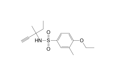 4-Ethoxy-3-methyl-N-(3-methylpent-1-yn-3-yl)benzenesulfonamide