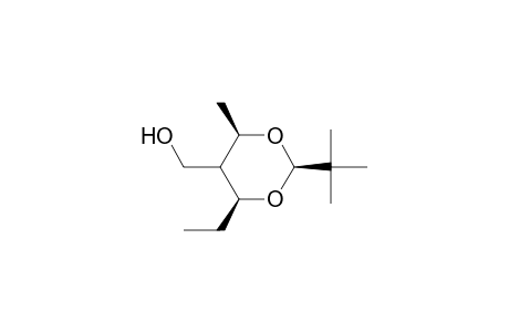 (2R,4S,6R)-2-tert-butyl-4-ethyl-5-hydroxymethyl-6-methyl-1,3-dioxane