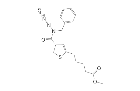 .delta.(2,3),N-(Phenylmethyl)-2-(carbomethoxybutyl)dihydrothiophenee-4(S)-carbamoyl Azide