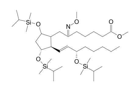 DMIPS-ether of 6-keto-prostaglandin-1.alpha.-methyl oxime-methyl ester