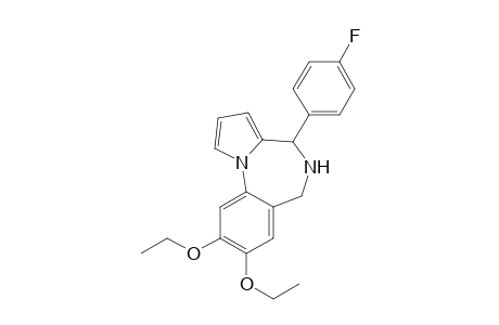 8,9-Diethoxy-4-(4-fluorophenyl)-5,6-dihydro-4H-pyrrolo[1,2-a][1,4]benzodiazepine