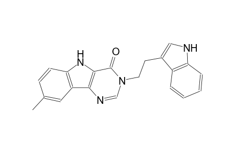 3-[2-(1H-indol-3-yl)ethyl]-8-methyl-3,5-dihydro-4H-pyrimido[5,4-b]indol-4-one