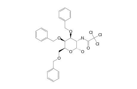 3,4,6-TRI-O-BENZYL-2-DEOXY-2-TROCHLOROACETAMIDO-ALPHA-D-GALACTOPYRANOSIDE