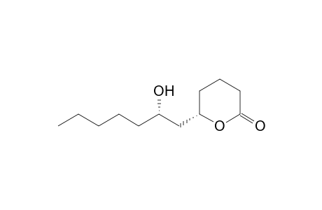 (6S)-6-[(2S)-2-hydroxyheptyl]-2-oxanone