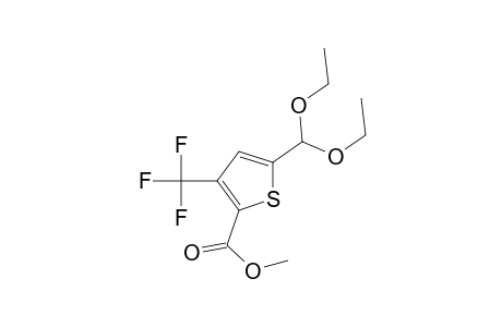 Methyl 5-(diethoxymethyl)-3-(trifluoromethyl)thiophene-2-carboxylate