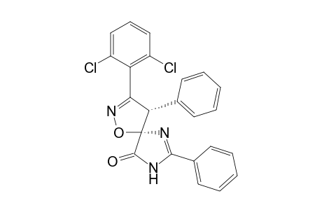 1-Oxa-2,6,8-triazaspiro[4.4]nona-2,6-dien-9-one, 3-(2,6-dichlorophenyl)-4,7-diphenyl-, cis-