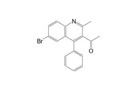 ethanone, 1-(6-bromo-2-methyl-4-phenyl-3-quinolinyl)-