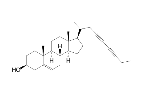 20-(R)-(hepta-2',4'-diynyl)-pregn-5-en-3-β-ol
