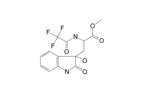 3-[3-Hydroxyindolinone-3-yl]propionic acid, 2-trifluroacetamido, methyl ester